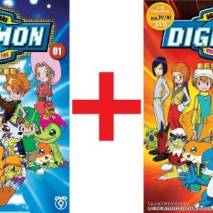 Anime Dvd  English Dubbed  Digimon Adventure season 01+02 All region