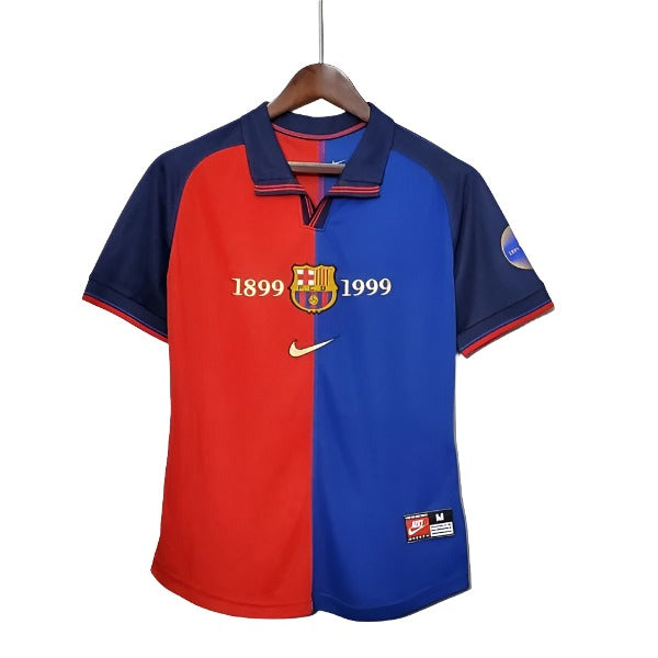 FCBARCELONA18991999CENTENARYHOME-1 Fc Barcelona 1899/1999 Centenary Home Jersey