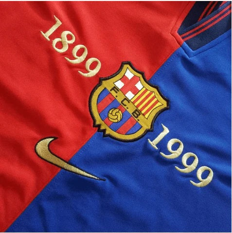 FCBARCELONA18991999CENTENARYHOME3-1 Fc Barcelona 1899/1999 Centenary Home Jersey