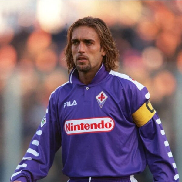 FIORENTINA199899HOMEXBATISTUTA2-1 Fiorentina 1998/99 Home Jersey Gabriel Batistuta