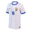 New France Away Soccer Jersey EURO 2024 Men Kylian Mbappe