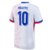 New France Away Soccer Jersey EURO 2024 Men Kylian Mbappe