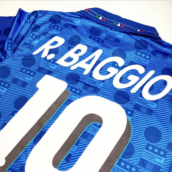 ITALY1994HOMEXBAGGIO1-1 Italy Home 1994 Jersey Roberto Baggio
