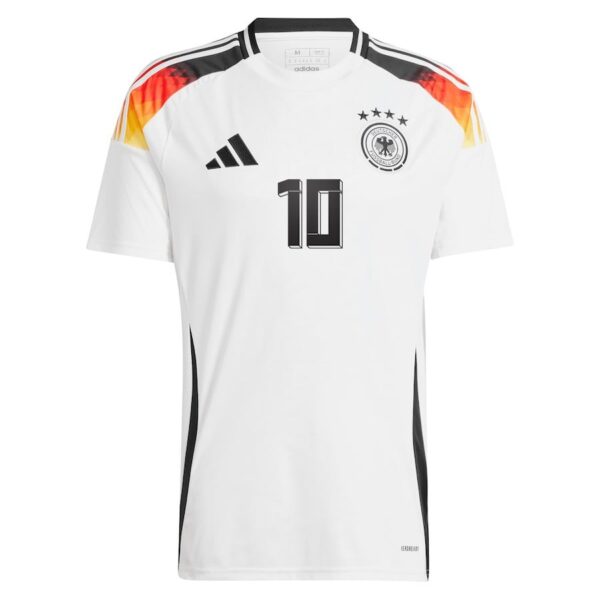 JamalMusiala1 New Germany Home Soccer Jersey 2024 Men Jamal Musiala
