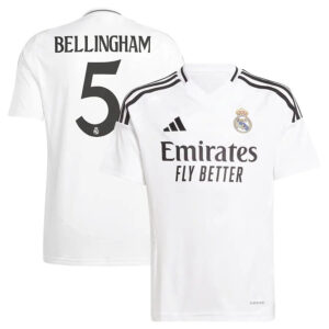 Real Madrid Home Jersey 24/25 Jude Bellingham