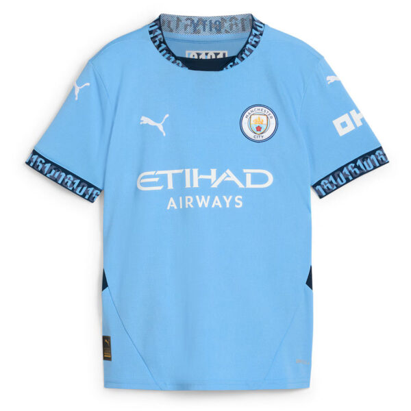 KevinDeBruyne1-1 New Manchester City Home Soccer Jersey 24/25 Men Kevin De Bruyne