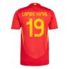 New Spain Home Soccer Jersey EURO 2024 Men Lamine Yamal