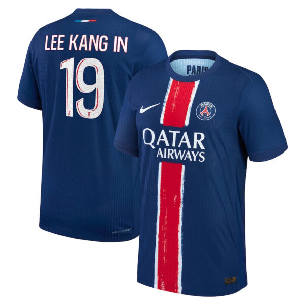 LeeKangInhome-1 Paris Saint-Germain Home Soccer Jersey 24/25 Men Lee Kang-in