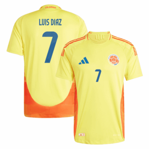 New Colombia Home Soccer Jersey 2024 Men Luis Diaz