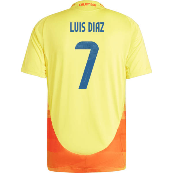 LuisDiaz1 New Colombia Home Soccer Jersey 2024 Men Luis Diaz