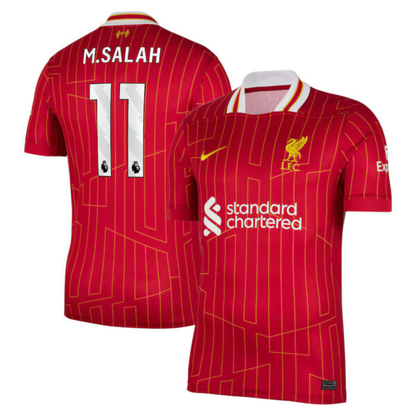 MohamedSalahhome New Liverpool Home Soccer Jersey 24/25 Men Mohamed Salah
