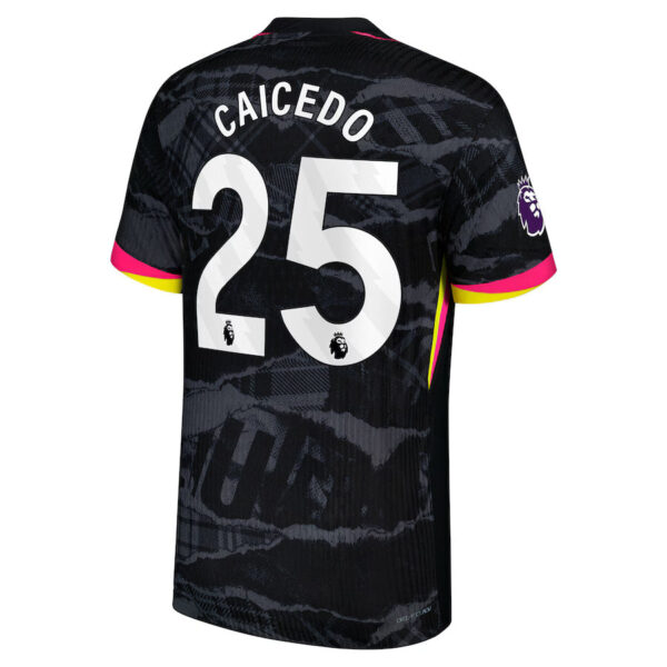 MoisesCaicedothird2-1 Chelsea Third Soccer Jersey 24/25 Men Moises Caicedo