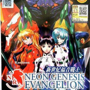 DVD Anime Neon Genesis Evangelion Complete Series (1-26) + 5 Movies English Dub