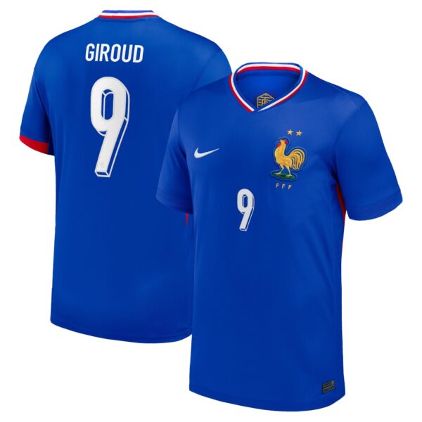 OlivierGiroudfrancehome New France Home Soccer Jersey EURO 2024 Men Adult Olivier Giroud