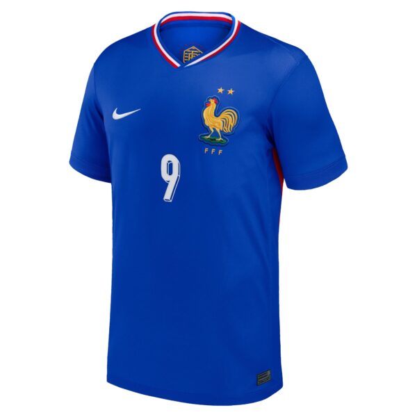 OlivierGiroudfrancehome1 New France Home Soccer Jersey EURO 2024 Men Adult Olivier Giroud