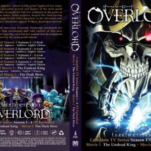 Anime Dvd English Dubbed Overlord Season 1-4 (1-52 End+2 Movie) All region