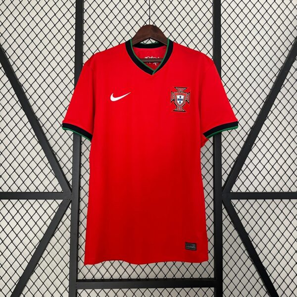 PortugalHome New Portugal Home Soccer Jersey EURO 2024 Men