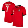 New Portugal Home Soccer Jersey EURO 2024 Men Ronaldo