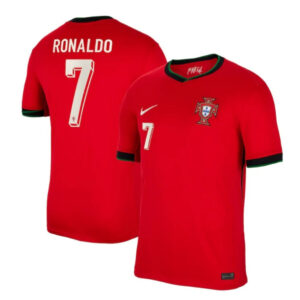 New Portugal Home Soccer Jersey EURO 2024 Men Ronaldo