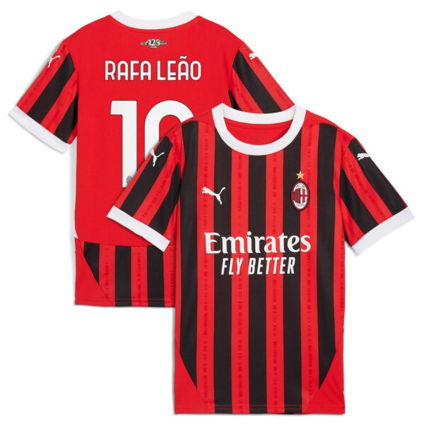 RafaelLeaoACMilanhome-1 Rafael Leao Ac Milan Home Jersey 24/25
