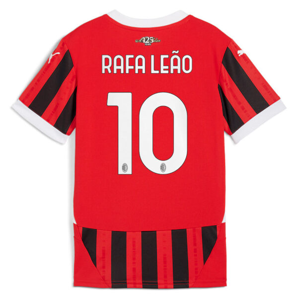 RafaelLeaoACMilanhome2-1 Rafael Leao Ac Milan Home Jersey 24/25
