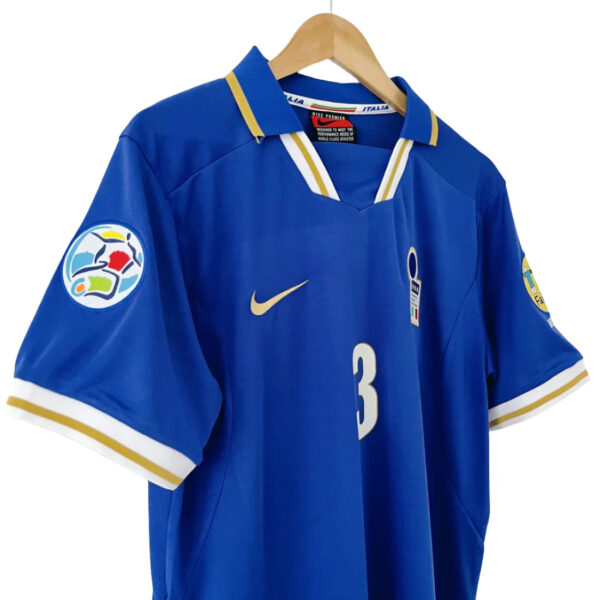RetroItalyShirtmaldini4-1 Italy Euro 1996 Paolo Maldini