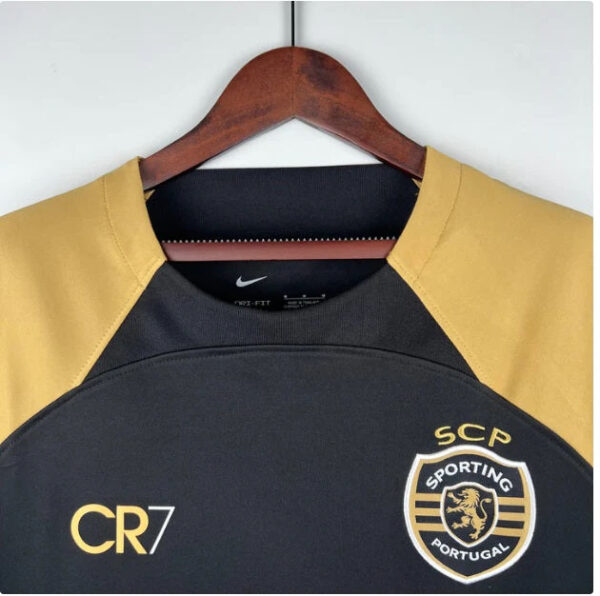 SportingLisbonXCR71 New Sporting Lisbon X CR7 Cristiano Ronaldo Special Soccer Jersey 2023/2024