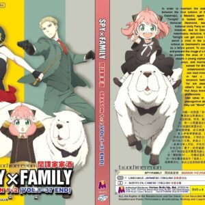 Anime Dvd English Dubbed Spy x Family Season 1+2 (1-37End) All region