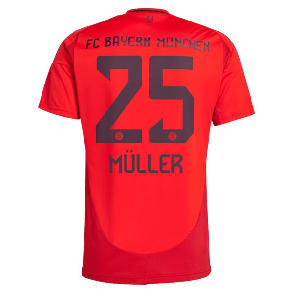 ThomasMullerhome2-1 New Bayern Munich Home Soccer Jersey 24/25 Men Thomas Miller