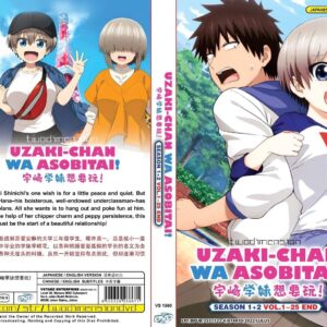 Anime Dvd English Dubbed Uzaki-Chan Wa Asobitai! Season 1+2 (1-25End)