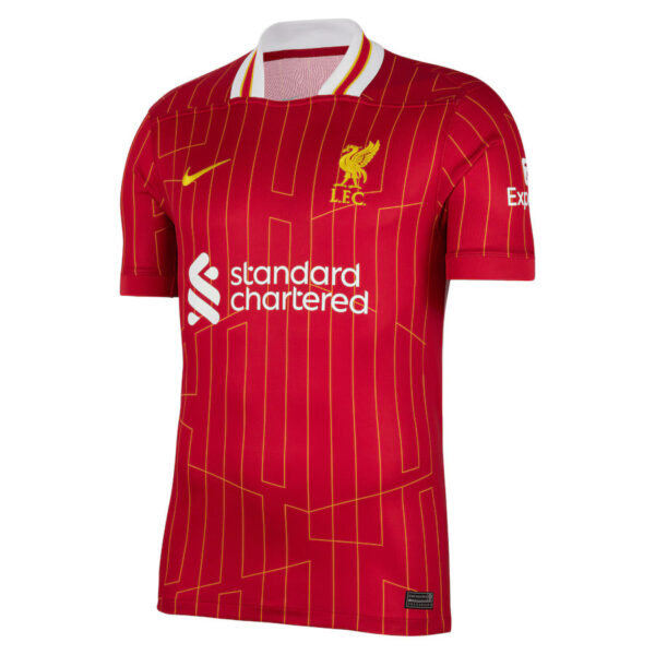 VirgilvanDijkhome1 New Liverpool Home Soccer Jersey 24/25 Men Virgil van Dijk