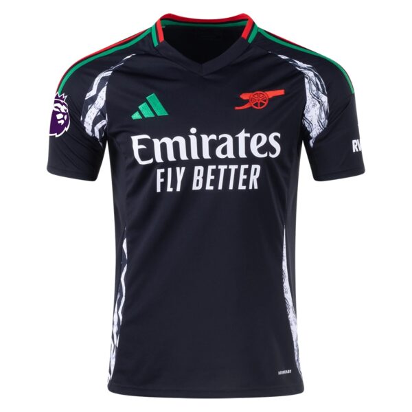 WHITEaway1-1 New Arsenal away Soccer Jersey 24/25 Men Ben White