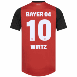 New Bayer Leverkusen Home Soccer Jersey 24/25 Men Florian Wirtz
