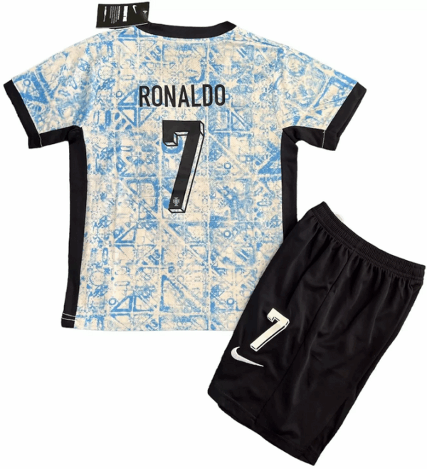 ronaldoawaykids-1 New Portugal Away Soccer Jersey EURO 2024 Kids Cristiano Ronaldo
