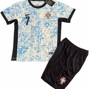 New Portugal Away Soccer Jersey EURO 2024 Kids Cristiano Ronaldo