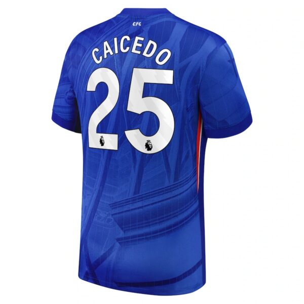 Moisés Caicedo Chelsea 25/26 Home Jersey - Image 3