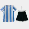 Retro Argentina Kids Kit – 1986 World Cup Home Jersey & Shorts - Image 2