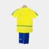 Retro Brazil Kids Kit – 2002 World Cup Home Jersey & Shorts - Image 2