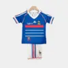 Retro France Kids Soccer Kit – 1998 World Cup Home Jersey & Shorts Set