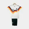 Retro Germany Kids Soccer Kit – 1990 World Cup Home Jersey & Shorts Set