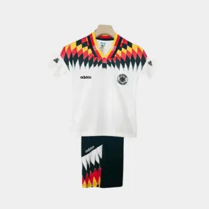 Retro Germany Kids Soccer Kit – 1994 World Cup Home Jersey & Shorts Set