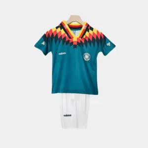 Retro Germany Kids Soccer Kit – 1994 World Cup Away Jersey & Shorts Set