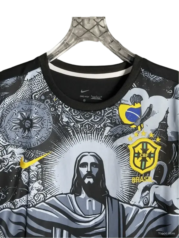 Brazil Jesus Special Kit 2024/2025 Black - Image 5