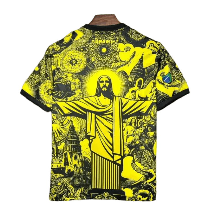 Brazil Jesus Special Kit 2024/2025 Yellow - Image 6