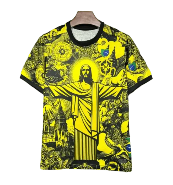 Brazil Jesus Special Kit 2024/2025 Yellow