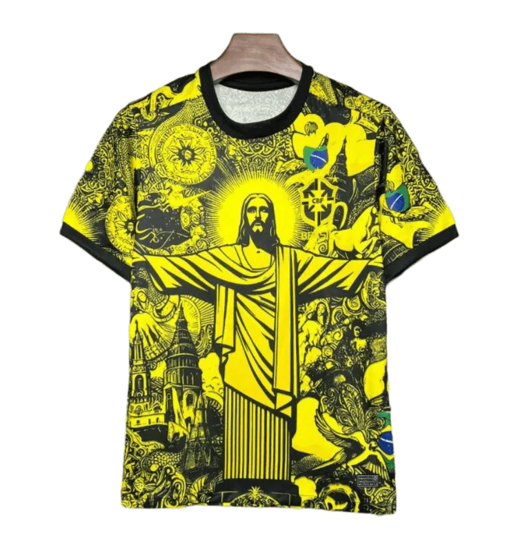 Brazil Jesus Special Kit 2024/2025 Yellow