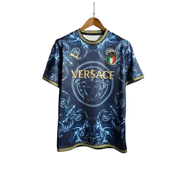 Italy Versace Jersey Blue Special Kit