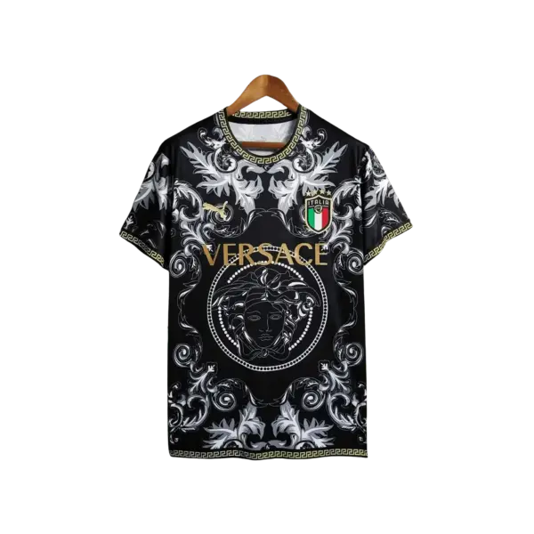 Italy Versace Jersey Black Special Kit