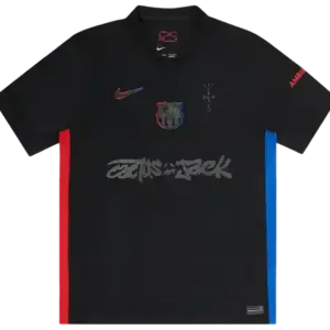 Barcelona X Travis Scott Black Away jersey 2025